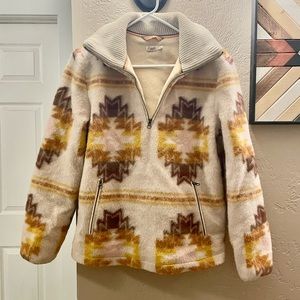 Faherty x Doug Goodfeather fleece wool pullover S